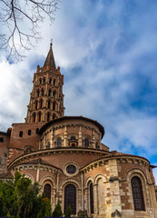 Basilique Saint-Sernin de Toulouse in France.
