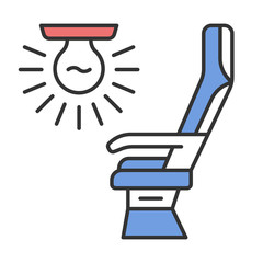 Seat light color icon