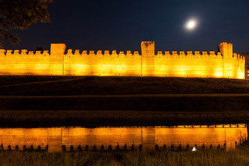 The town of Cittadella in Italy