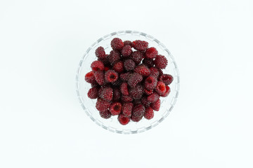 Fresh raspberry, Delicious raspberry isolated on color background