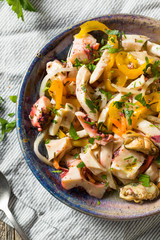 Homemade Cold Seafood Salad