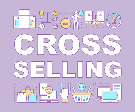 Cross selling word concepts banner