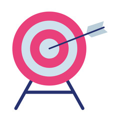 target with a arrow on middle