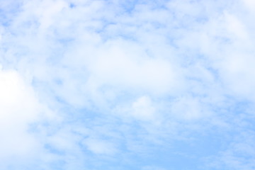 blue sky with clouds
