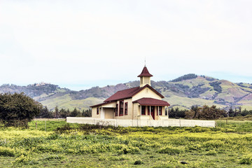 Small Church in the Mountains