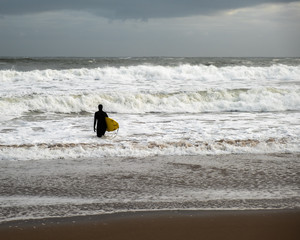 Winter Surfing Scotland