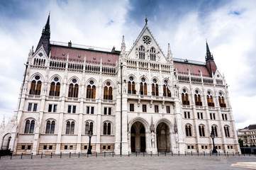 Fototapeta na wymiar Parliament in Budapest, Hungary