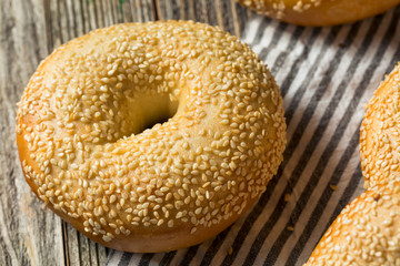 Homemade Sesame Seed Bagels