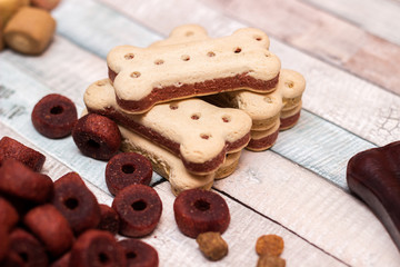 Pet food, snacks for dogs