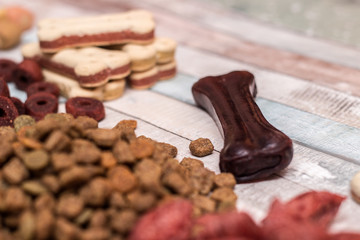 Pet food, snacks for dogs
