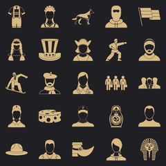 Citizen icons set. Simple set of 25 citizen vector icons for web for any design