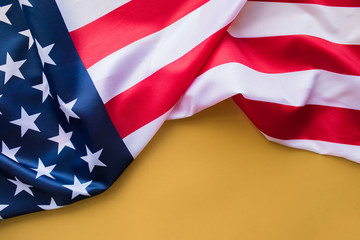 Independence day, American flag, close-up.