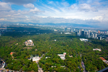Fototapeta na wymiar Bosque de Chapultepec CDMX