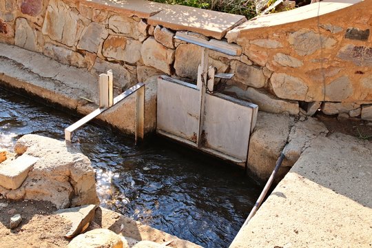 The lei water system channels water from the Swartberg mountains to the town of Prince Albert in South Africa.
