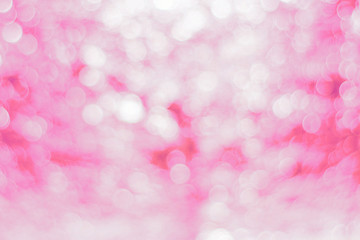 Blurred view of abstract silver background. Bokeh effect