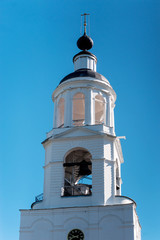 Architecture fragment of Orthodox Bell Tower in Tolga Monastery