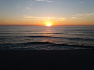 Obraz premium sunset over the sea