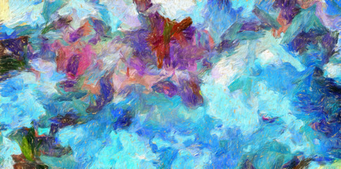 Abstract painting, Wall art, Canvas print, Oil paint, Modern drawing, Textured brushstrokes, Contemporary impressionism style, Warm fancy colors, Psychedelic design pattern, surreal fine art texture