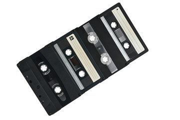 Fototapeta premium Audio cassette to record sound 70s 90s years