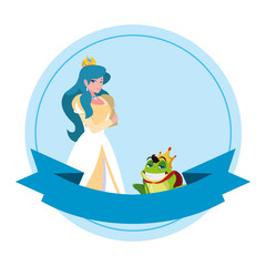 beautiful princess and toad prince of tales character