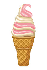 Sundae ice cream cone food