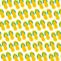 summer flip flops accessories pattern