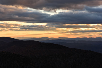 Mountain view from Reddish Knob, West Virginia
