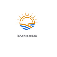 sunrise logo template