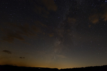 Night sky from Skyline Drive, Shenandoah National park, Virginia