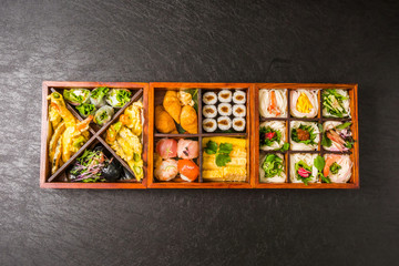 典型的な弁当　japanese Typical lunch box(bento)