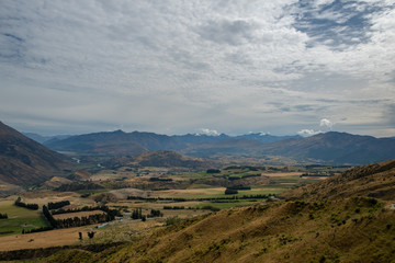Fototapeta na wymiar Majestic Southern Alps in New Zealand