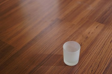 white cup of coffee on wooden table