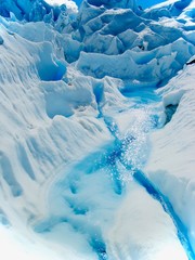 Fototapeta na wymiar Incredible Lake at Glacial Perito Moreno in Argentina 