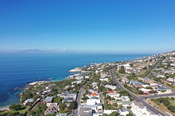 Naklejka premium Simon's Town, South Africa view of ocean