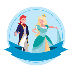 prince charming and princess of tales characters