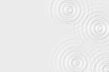 White water ring or white milk surface, soft background texture