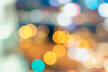 Obraz premium Light night city bokeh abstract background