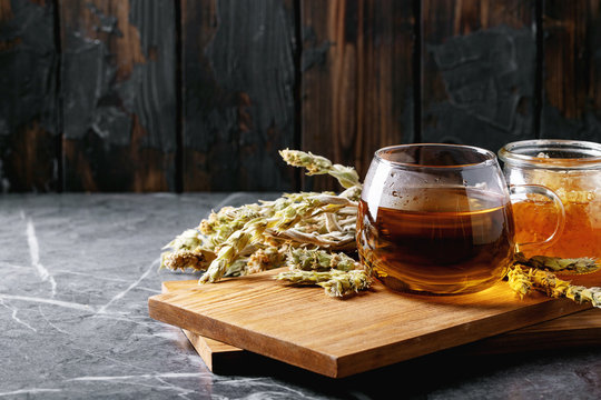 Green herbal Greek mountain tea