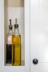 balsamic olive oil in bottles