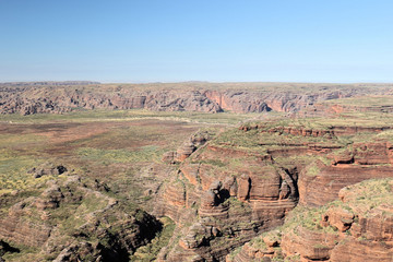 Aerial View of a Gorge in the Bungle Bungles Western Australia