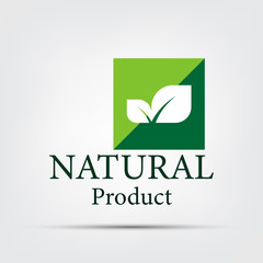 natural vector design.logo natural product,Vector Illustration
