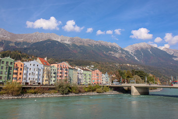  Beautiful architecture in city center of the historic city center of Innsbruck