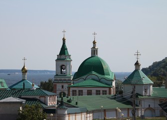 Fototapeta na wymiar view of Holy Trinity friary Cheboksary