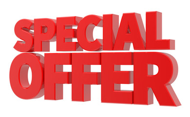 3D SPECIAL OFFER word 3d rendering