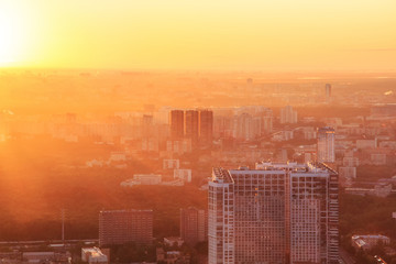  The outskirts of Moscow at dawn