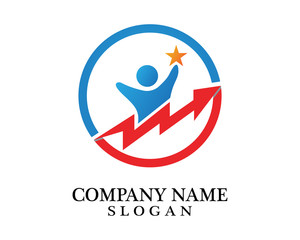 Success People Logo Template Design Vector