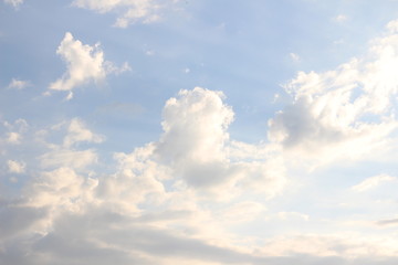 abstract white clouds on blue sky background