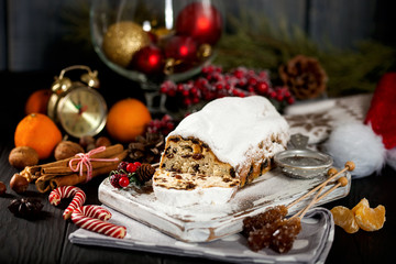 Christmas stollen.
