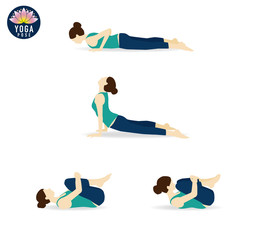 ヨガ　ポーズ　セット