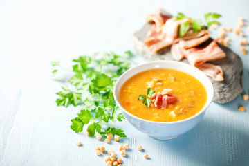 Pea soup